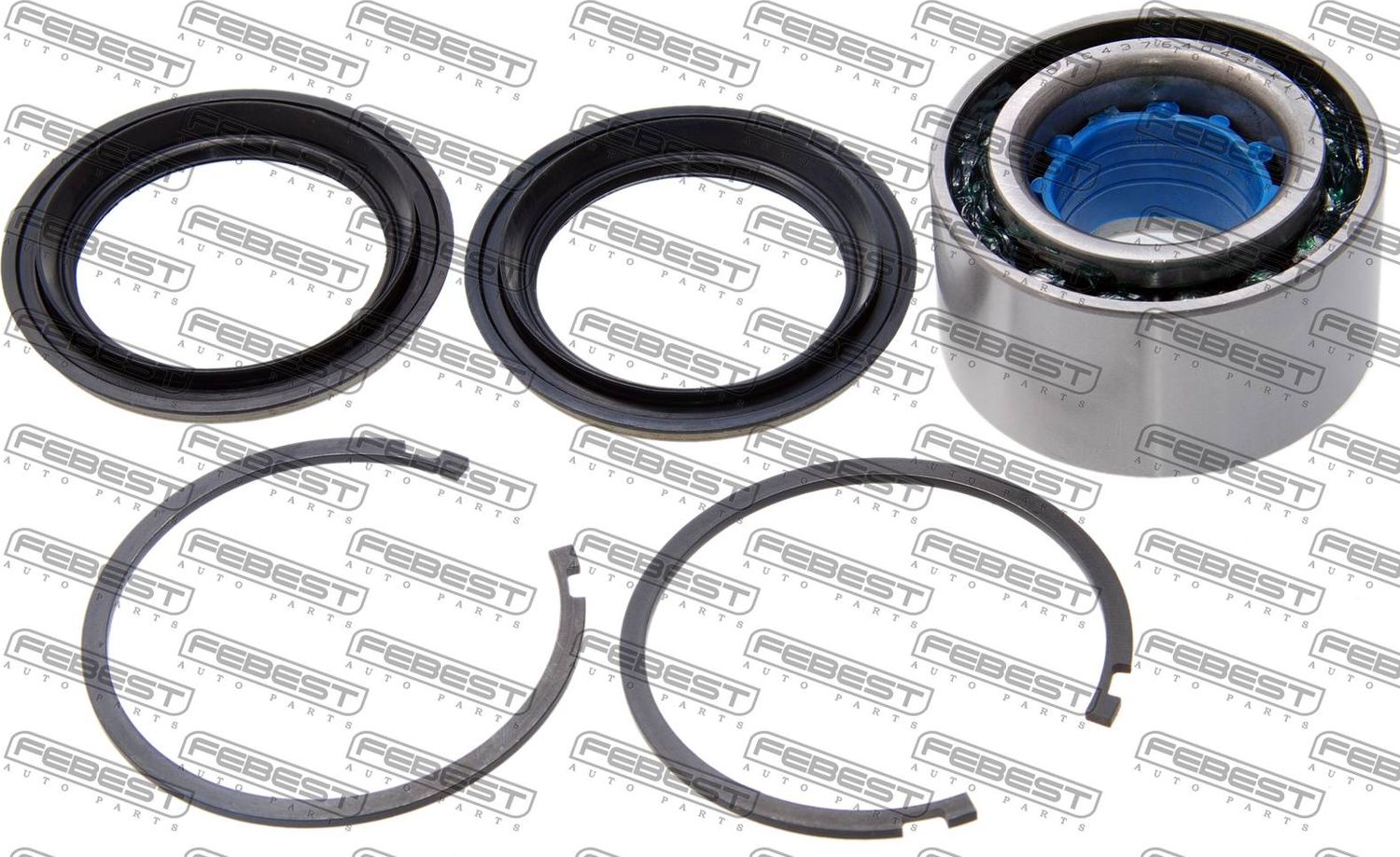 Ступичный подшипник Febest. Артикул DAC43764043-KIT