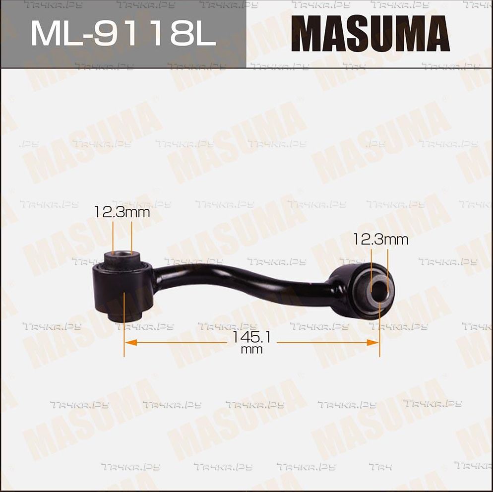 Стойка (тяга) стабилизатора Masuma задняя левая для Nissan Qashqai II 2013-2026. Артикул ML-9118L