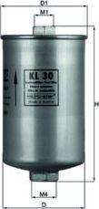 Топливный фильтр Mahle для Saab 9000 I 1984-1998. Артикул KL 30
