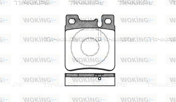 Тормозные колодки Woking. Артикул P5073.00