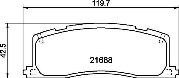 Тормозные колодки Nisshinbo. Артикул NP1074