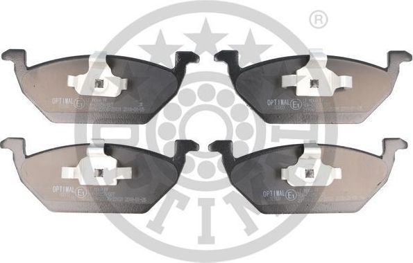 Тормозные колодки Optimal передние для Audi A1 I (8X) 2010-2018. Артикул BP-10303