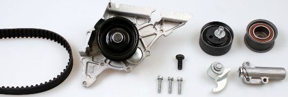 Помпа (водяной насос) с комплектом ремня ГРМ Hepu для Audi A4 II (B6) 2001-2004. Артикул PK05442