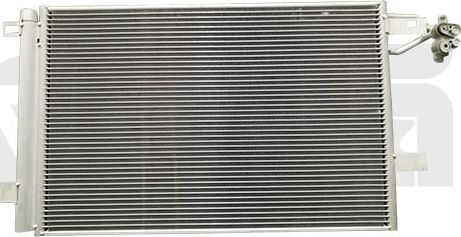 Радиатор кондиционера (конденсатор) Vika для Volkswagen Multivan T5 2003-2015. Артикул 88201766901