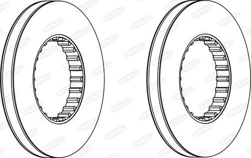 Тормозной диск BERAL. Артикул BCR249A