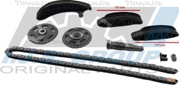 Цепь ГРМ IJS Group Technology & Quality для Mercedes-Benz E-Класс IV (W212, S212, C207) 2009-2016. Артикул 40-1236/1237FK