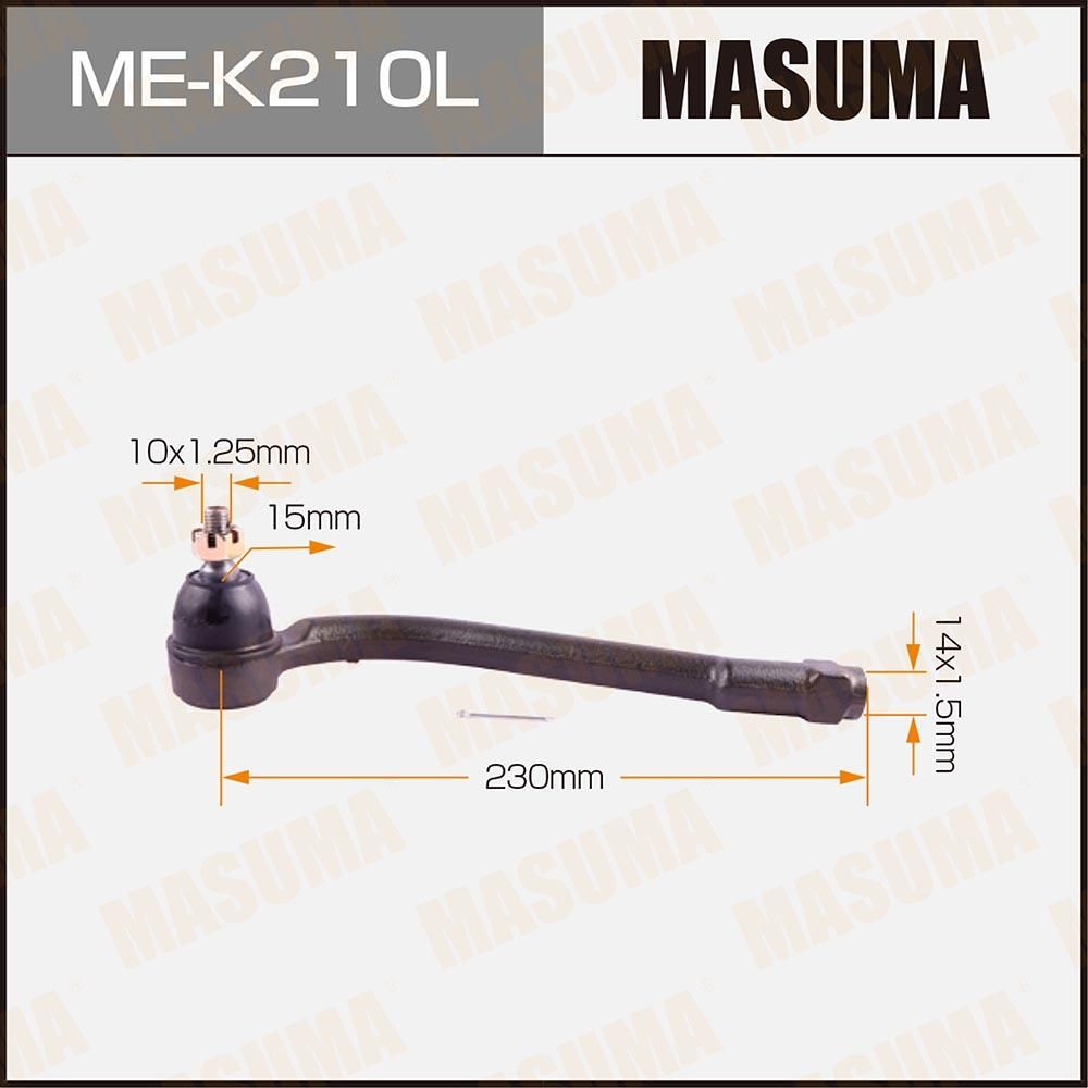 Наконечник рулевой тяги Masuma. Артикул ME-K210L