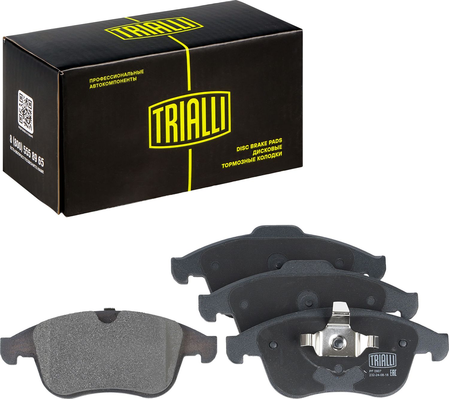 Тормозные колодки Trialli (Low-Metallic). Артикул PF 0907