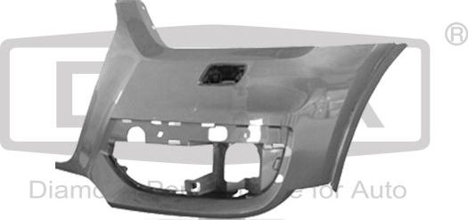 Бампер DPA передний левый для Audi Q3 I (8U) 2011-2018. Артикул 88071826602