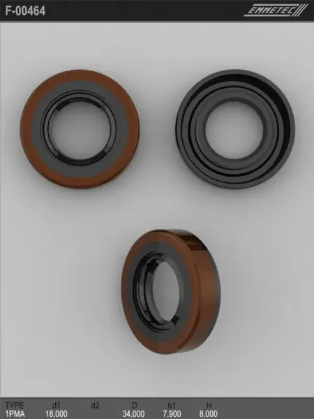 Сальник рулевой рейки 18 34 7.9/8 (Emmetec). Артикул F00464