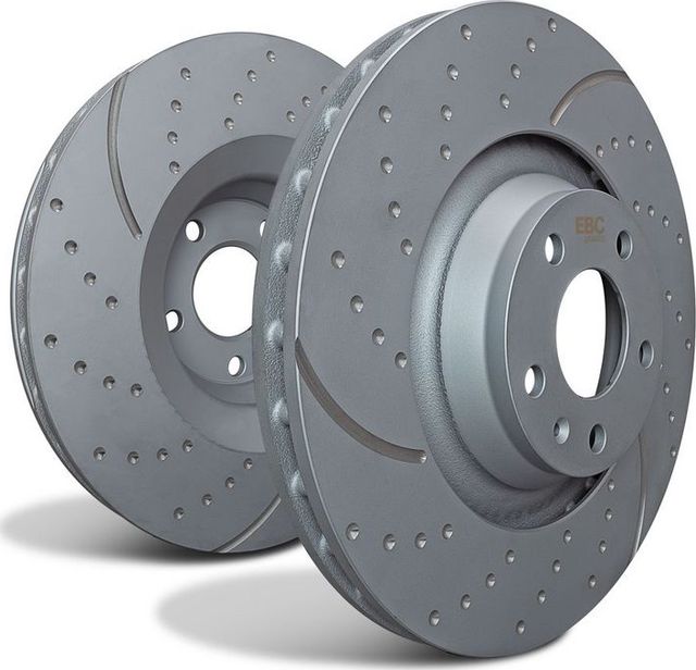 Тормозной диск EBC Brakes (Серый чугун) для Opel Astra J 2009-2017. Артикул GD1749