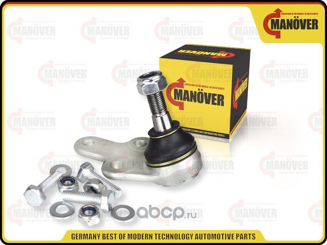 Шаровая опора в сборе с пыльником и крепежом 18 мм (Manover). Артикул MR1234382