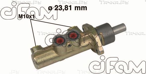 Тормозной цилиндр главный Cifam (Чугун) для Fiat Scudo I 1996-2006. Артикул 202-411