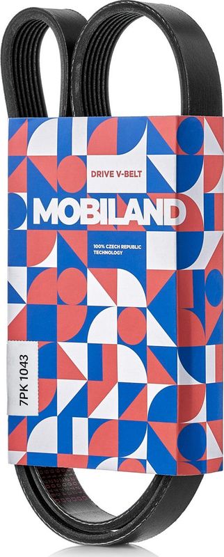 Приводной ремень поликлиновой Mobiland (EPDM (Этилен-пропиленовый каучук)). Артикул 501271043
