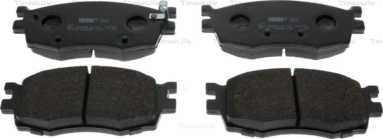Тормозные колодки Ferodo Premier Eco Friction передние для Hyundai i20 I 2008-2015. Артикул FDB1955