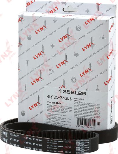 Ремень ГРМ LYNXauto для Mazda 323 VI (BJ) 2001-2004. Артикул 135BL25