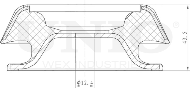 Опора амортизационной стойки (Unio). Артикул RMP-13012