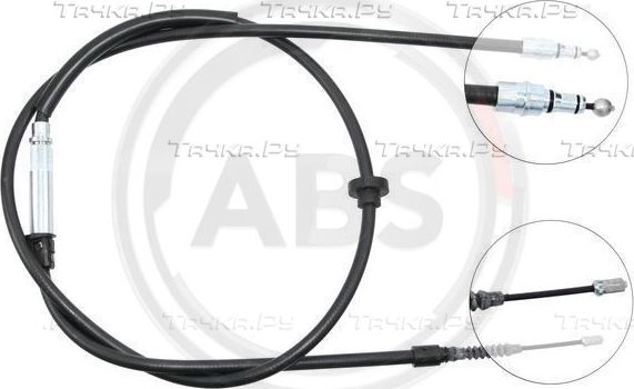 Трос ручника (тросик ручного тормоза) ABS. Артикул K12876