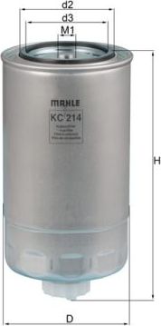 Топливный фильтр Mahle. Артикул KC 214