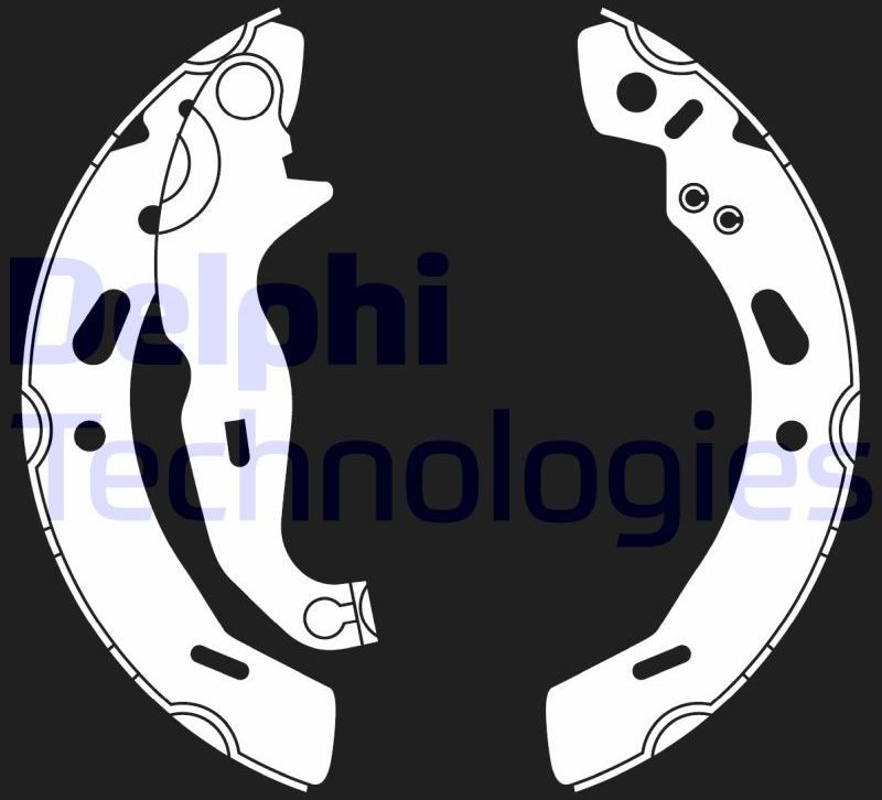Тормозные колодки Delphi. Артикул LS2016