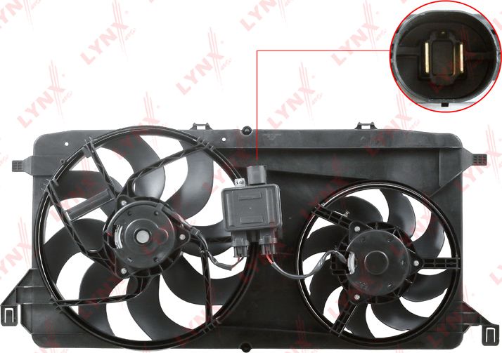 Вентилятор радиатора двигателя LYNXauto. Артикул RF-1748
