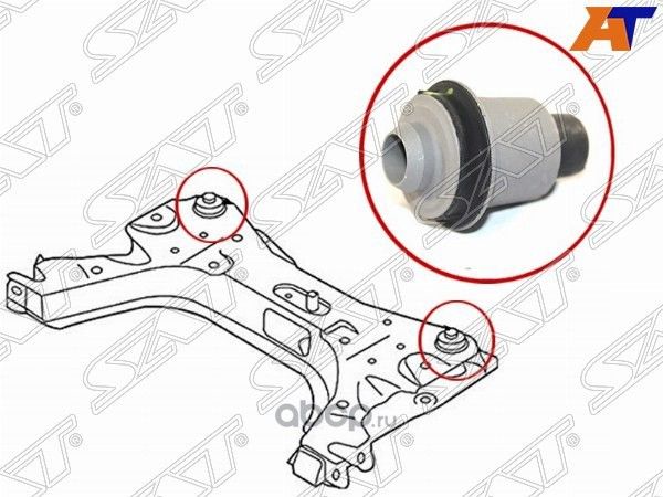 Сайлентблок FR подрамника  задний NISSAN TIIDA 200 (SAT). Артикул ST54400EM30B