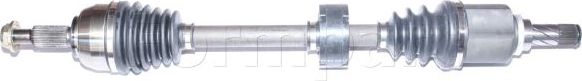 Полуось (привод в сборе, приводной вал) Formpart передняя левая для Renault Fluence I 2010-2017. Артикул 22380086/S