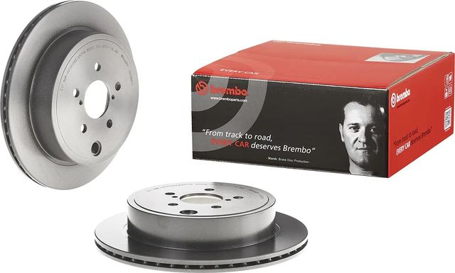 Тормозной диск Brembo PRIME LINE - UV Coated задний для Subaru Outback IV 2009-2014. Артикул 09.C662.11