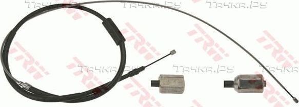 Трос ручника (тросик ручного тормоза) TRW. Артикул GCH520