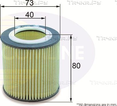 Масляный фильтр Comline для BMW 1 II (F20/F21) 2012-2017. Артикул EOF286