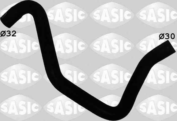 Патрубок системы охлаждения (радиатора) Sasic левый нижний для Dacia Logan I 2005-2012. Артикул 3404071