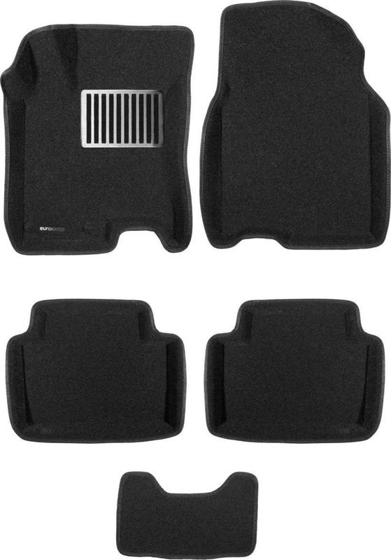 Коврики текстильные Euromat 3D Business для салона Nissan Qashqai I 2007-2013 Бежевые. Артикул EMC3D-003714T