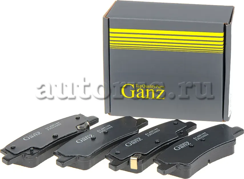 Колодки задние (Ganz). Артикул GIJ09199