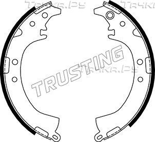 Тормозные колодки Trusting задние для Toyota RAV4 I (XA10) 1994-2000. Артикул 115.299