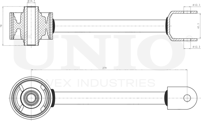 Рычаг подвески (Unio). Артикул SSP-40143