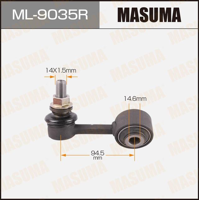 Стойка (тяга) стабилизатора Masuma передняя правая для Lexus LX 570 2007-2026. Артикул ML-9035R