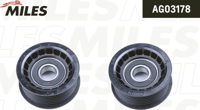 Натяжной ролик (натяжитель) приводного ремня Miles. Артикул AG03178