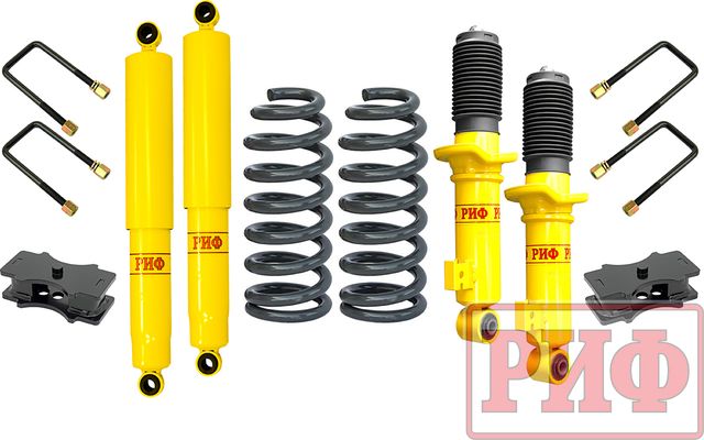Лифт-комплект РИФ лайт для Mitsubishi L200 2005-2015, лифт 40 мм. Артикул RIF-TRT-B-lite
