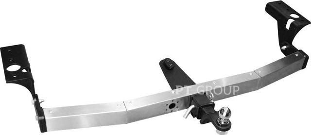 Фаркоп PT Group c накладкой из нержавейки для Kia Carnival IV 2020-2026 (росс. сборка). Американский квадрат. Артикул KCA-20-991124.00