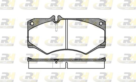 Тормозные колодки RoadHouse передние для PUCH G-modell W463 1989-2000. Артикул 2047.30