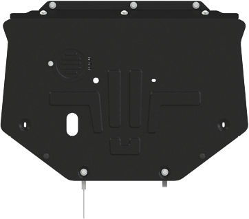 Защита Шериф (2 мм) для картера и КПП Honda Fit III (бензин) 2018-2020. Артикул 09.5182