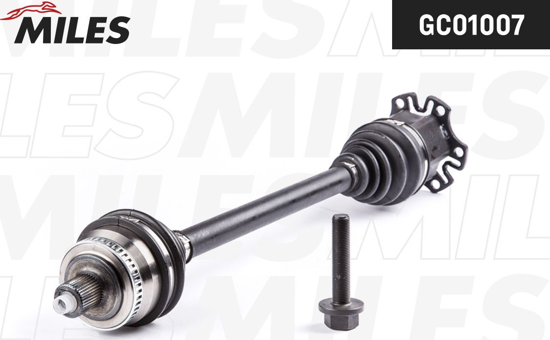 Полуось (привод в сборе, приводной вал) Miles. Артикул GC01007