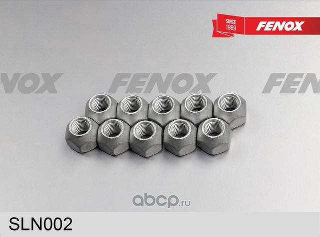 Гайка крепления колеса MITSUBISHI/MAZDA/TOYOTA/VOLVO M12x1,5 H 17 S 21 (Fenox). Артикул SLN002