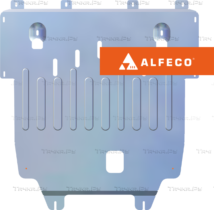 Защита алюминиевая Alfeco (4 мм) для картера и КПП BAIC U5 Plus 2021-2026. Артикул ALF.71.01 AL4