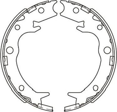 Тормозные колодки Kavo Parts. Артикул KBS-2908