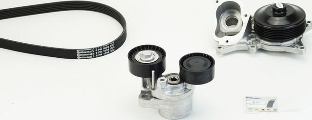 Комплект поликлинового ремня  с водяным насосом) BMW: X4  F26) ContiTech. Артикул 6PK1698WP2