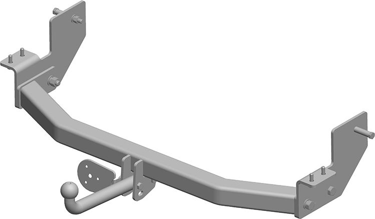 Фаркоп AvtoS для Isuzu D-Max I рестайлинг 2008-2011. Артикул IS 01