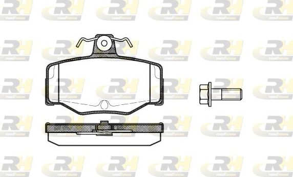 Тормозные колодки RoadHouse задние для Nissan Almera Tino I 2000-2006. Артикул 2343.00