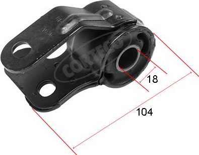 Сайлентблок переднего рычага подвески Corteco задний левый для Citroen Xantia I 1993-2003. Артикул 80000957