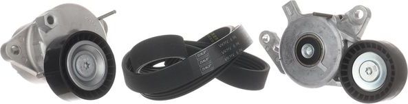 Приводной ремень поликлиновой с роликами (комплект) SKF. Артикул VKMA 33339